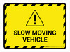 Slow Moving Vehicle Landscape - Wall Sign Slow Moving Vehicle Landscape - Wall Sign