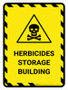 Herbicide Storage Building Portrait - Wall Sign Herbicide Storage Building Portrait - Wall Sign