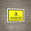No Children Allowed Pesticides In Use Landscape - Wall Sign