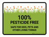 Pesticide Free Safe Landscape - Wall Sign