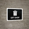 Gift Shop Black Landscape - Wall Sign Gift Shop Black Landscape - Wall Sign