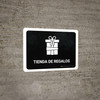 Gift Shop Black Spanish Landscape - Wall Sign