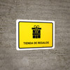 Gift Shop Yellow Spanish Landscape - Wall Sign