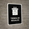 Gift Shop Black Spanish Portrait - Wall Sign