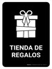 Gift Shop Black Spanish Portrait - Wall Sign