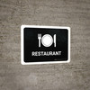 Restaurant Black Landscape - Wall Sign