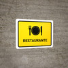 Restaurant Yellow Spanish Landscape - Wall Sign