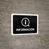 Information Black Spanish Landscape - Wall Sign