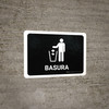 Trash Black Spanish Landscape - Wall Sign