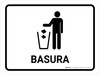 Trash White Spanish Landscape - Wall Sign