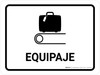 Baggage White Spanish Landscape - Wall Sign