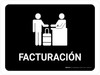 Check In Black Spanish Landscape - Wall Sign