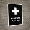 First Aid Black Spanish Portrait - Wall Sign