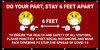 Do Your Part Stay 6ft Apart with Emojis - Banner