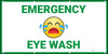 Emergency Eye Wash with Emojis Green - Banner