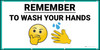 Remember to Wash Your Hands with Emojis - Banner