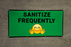 Sanitize Frequently Green with Emoji - Banner Sanitize Frequently Green with Emoji - Banner