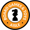 Board Games and Toys Aisle with Icon Circle - Floor Sign