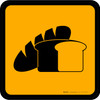 Bread Icon Square - Floor Sign
