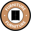 Furniture with Icon Circle - Floor Sign