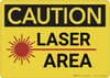 Caution: Laser Area - Wall Sign Caution: Laser Area - Wall Sign