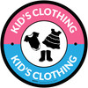 Kids Clothing with Icon Circle - Floor Sign Kids Clothing with Icon Circle - Floor Sign