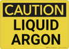 Caution: Liquid Argon - Wall Sign