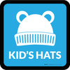 Kids Hats with Icon Square - Floor Sign Kids Hats with Icon Square - Floor Sign