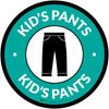 Kids Pants with Icon Circle - Floor Sign