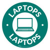 Laptops with Icon Circle - Floor Sign