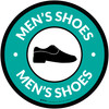 Mens Shoes with Icon Circle - Floor Sign