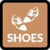 Shoes with Icon Square - Floor Sign