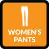 Womens Pants with Icon Square - Floor Sign