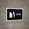 ATM Black Landscape - Wall Sign