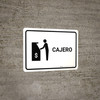 ATM White Spanish Landscape - Wall Sign
