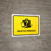 Lost And Found Yellow Spanish Landscape - Wall Sign