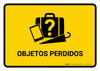 Lost And Found Yellow Spanish Landscape - Wall Sign