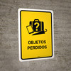 Lost And Found Yellow Spanish Portrait - Wall Sign