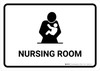 Nursing Room White Landscape - Wall Sign Nursing Room White Landscape - Wall Sign