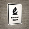 Nursing Room White Portrait - Wall Sign Nursing Room White Portrait - Wall Sign
