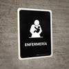 Nursing Room Black Spanish Portrait - Wall Sign Nursing Room Black Spanish Portrait - Wall Sign
