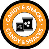 Candy & Snacks Circle - Floor Sign Candy & Snacks Circle - Floor Sign