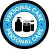 Personal Care Circle - Floor Sign Personal Care Circle - Floor Sign