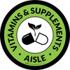 Vitamins & Supplements Aisle Circle - Floor Sign Vitamins & Supplements Aisle Circle - Floor Sign