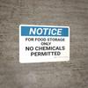 Notice: No Chemicals Permitted - Wall Sign Notice: No Chemicals Permitted - Wall Sign