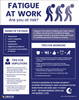 Fatigue In The Workplace - Poster Fatigue In The Workplace - Poster