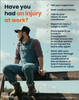 Have You Had an Injury at Work? (Agriculture Safety) - Poster