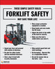 Simple Safety Rules Forklift Safety - Poster Simple Safety Rules Forklift Safety - Poster