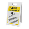24 Hour Video Surveillance Barn is Monitored with Icon Portrait - A-Frame Sign