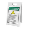 Work Guidelines For Rf Environments with Icon Portrait - A-Frame Sign